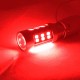 Светодиодная автомобильная лампа SL LED Цоколь 1156/P21W/BA15S 27-2835 9-30V Красная